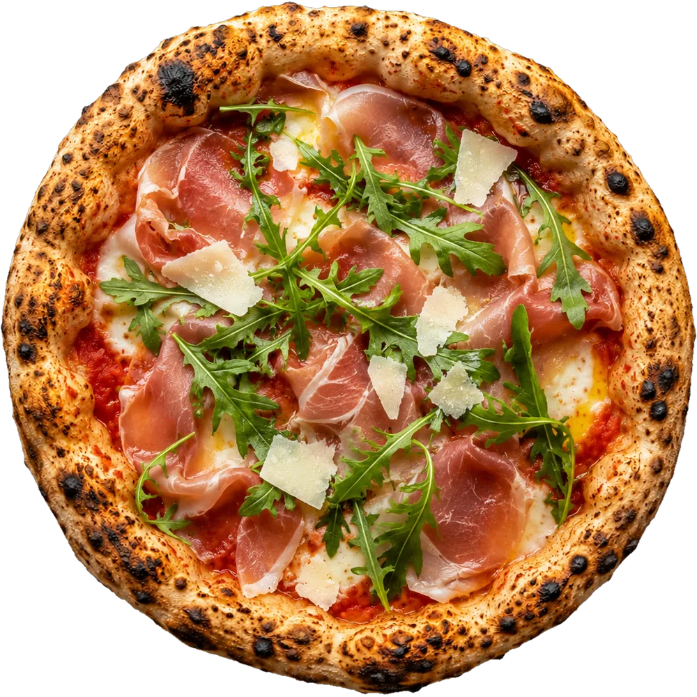 Prosciutto e Rucola pizza